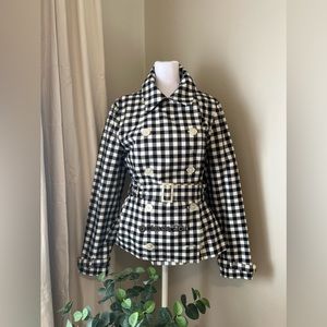 Ralph Lauren Gingham short trench Jacket